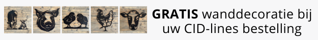 GRATIS Wanddecoratie bij uw CID-lines bestelling