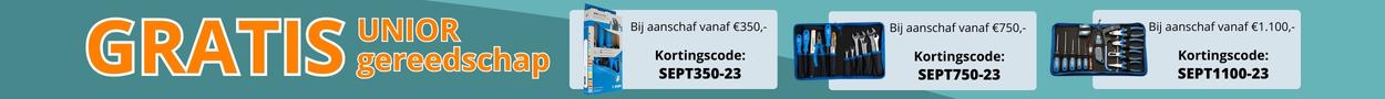 Gratis Unior gereedschapsset prof