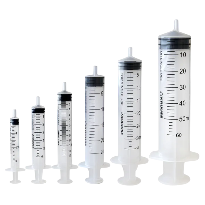 Kruuse Injectiespuit wegwerp | diverse maten