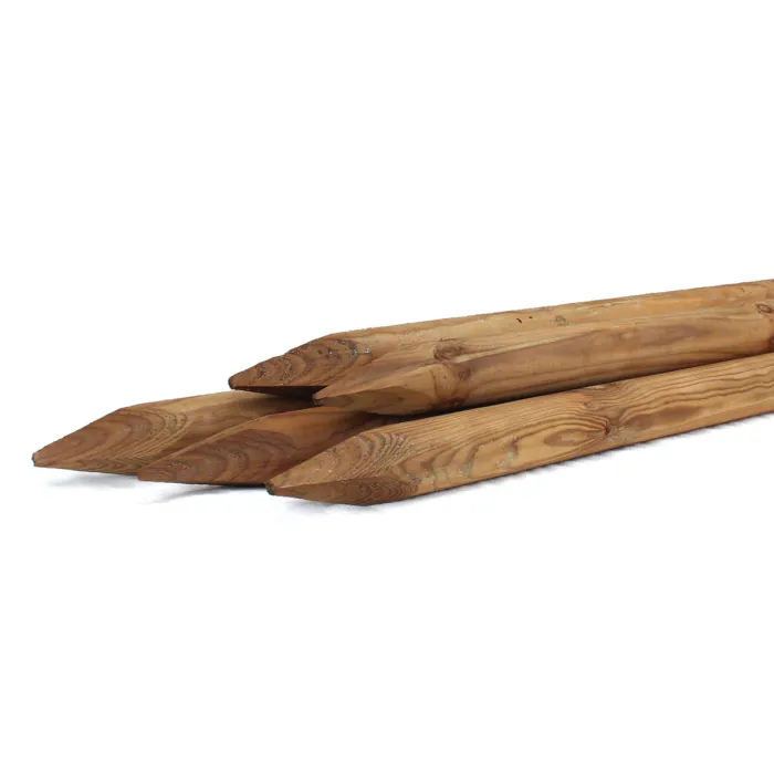 Weidepalen hout | gefreesd | geïmpregneerd | diverse lengtes