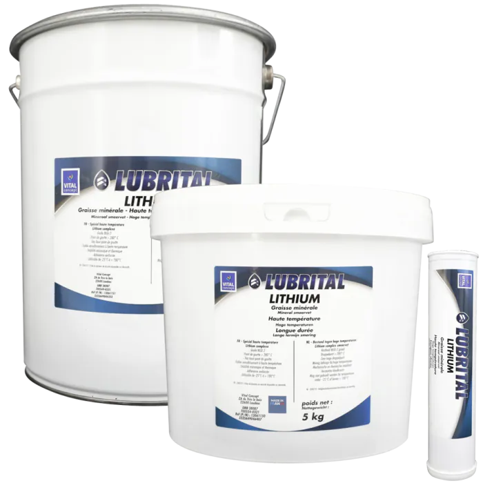 Lubrital Smeervet | Lithium premium | diverse verpakkingen 