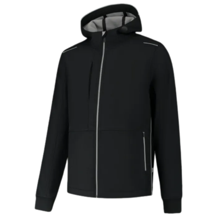 Tricorp Workwear Softshell jas 402705 | Accent | zwart/grijs
