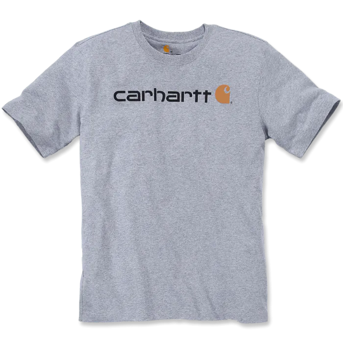 Carhartt T-shirt 103361 | met borstlogo | lichtgrijs