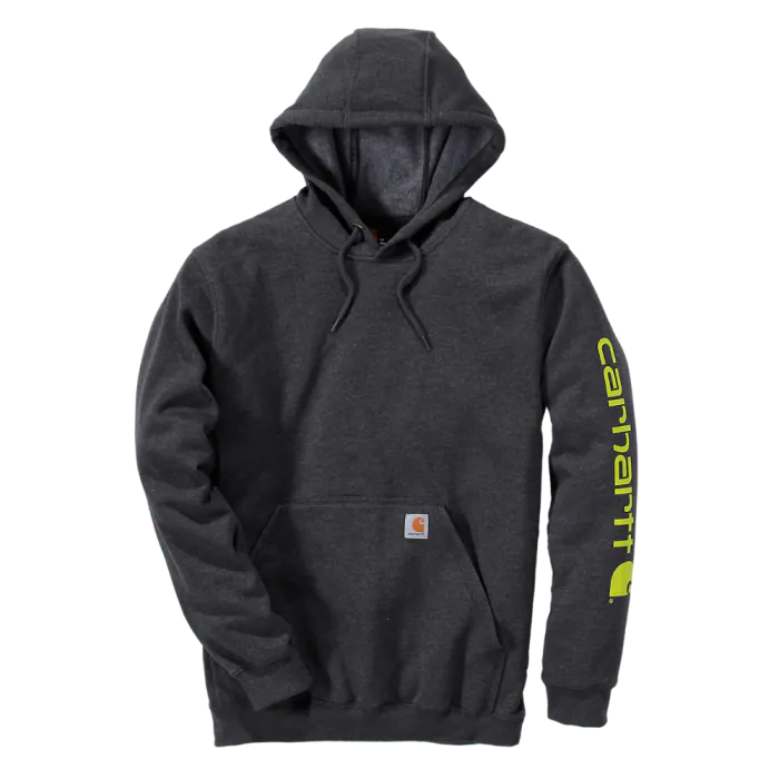 Carhartt Sweater K288 | capuchon & mouwlogo | grijs