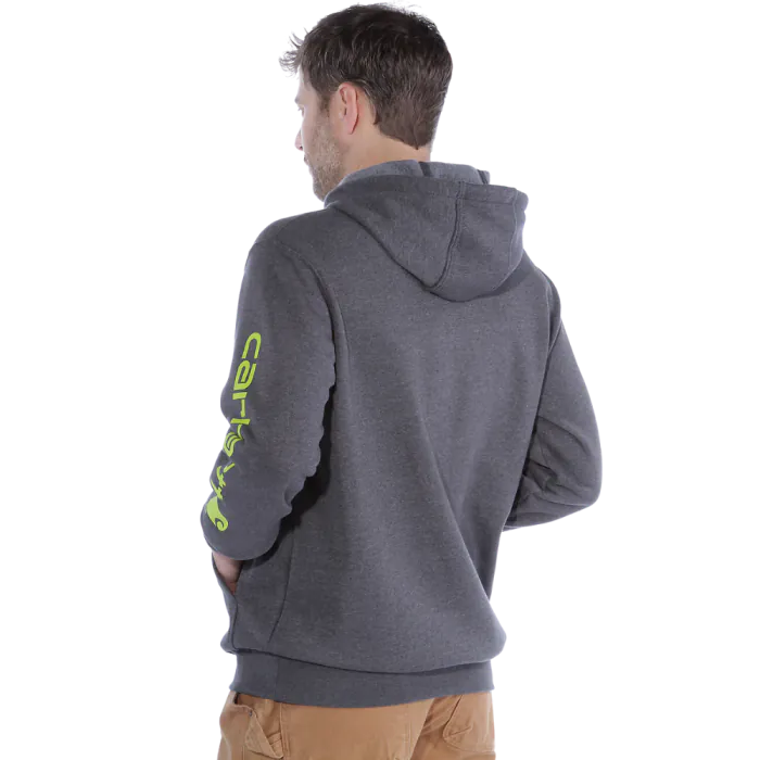 Carhartt Sweater K288 | capuchon & mouwlogo | grijs