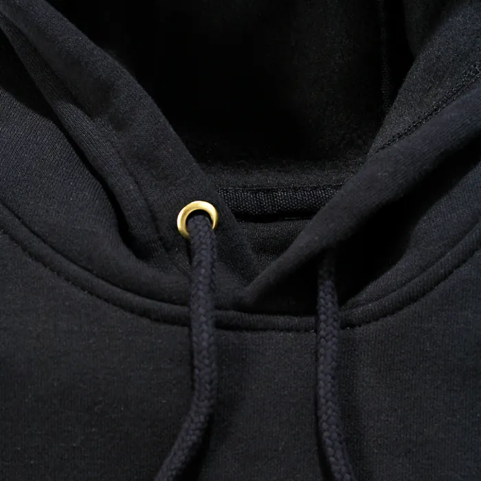 Carhartt Sweater K288 | capuchon & mouwlogo | zwart