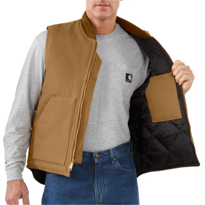 Carhartt Bodywarmer V01 | gevoerd | kastanjebruin