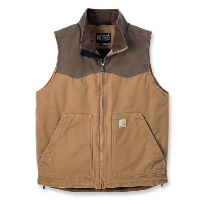 Carhartt Bodywarmer 106433 | gevoerd | 2 kleurig bruin