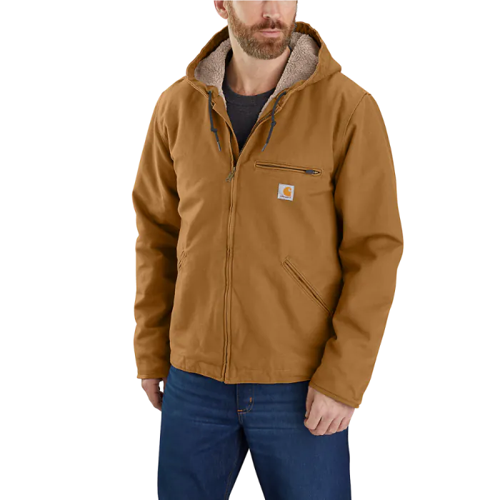 Carhartt Werkjas 104392 | gevoerd | kastanjebruin 