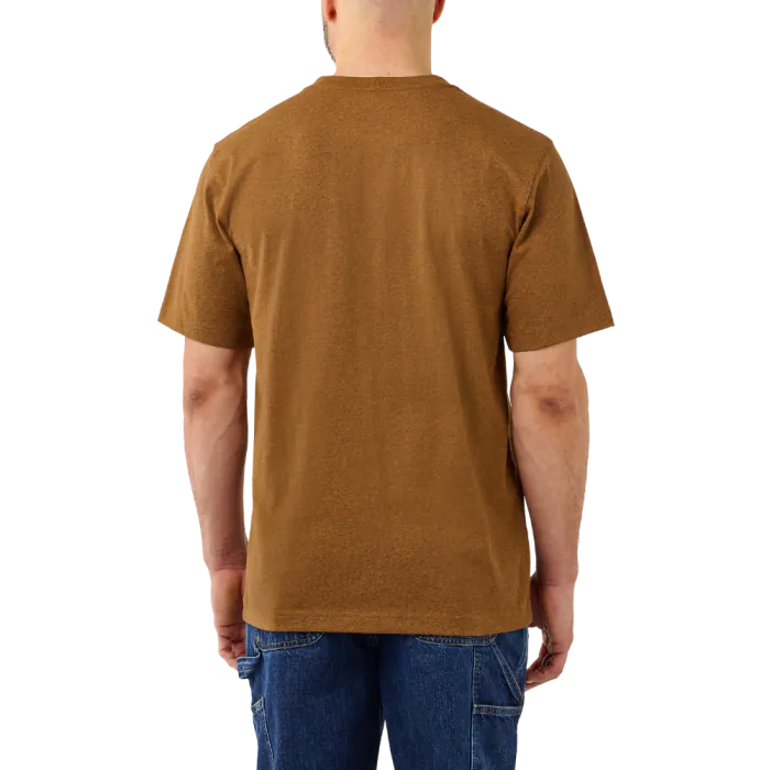 Carhartt T-shirt 103296 | met borstzakje | bruin