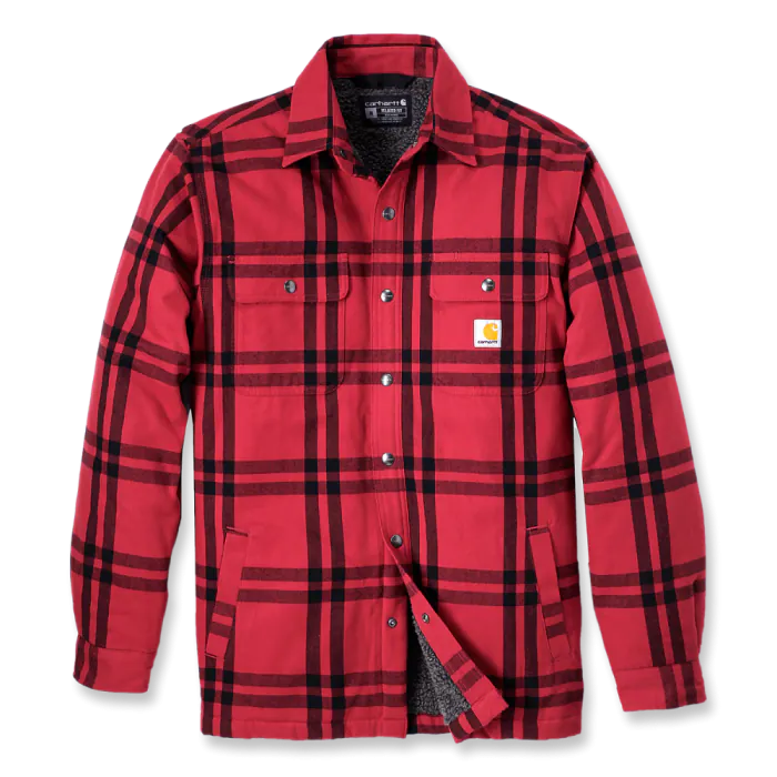 Carhartt overhemd rood zwart S XXL