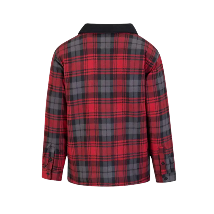 Storvik Houthakkersjas Stanley | fleece | rood/zwart