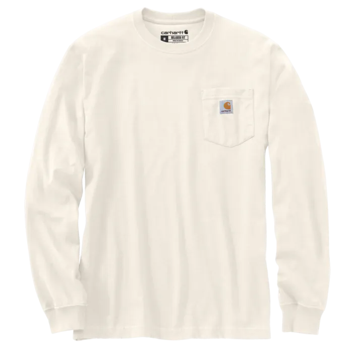 Carhartt T-shirt met lange mouwen 107260 | wit