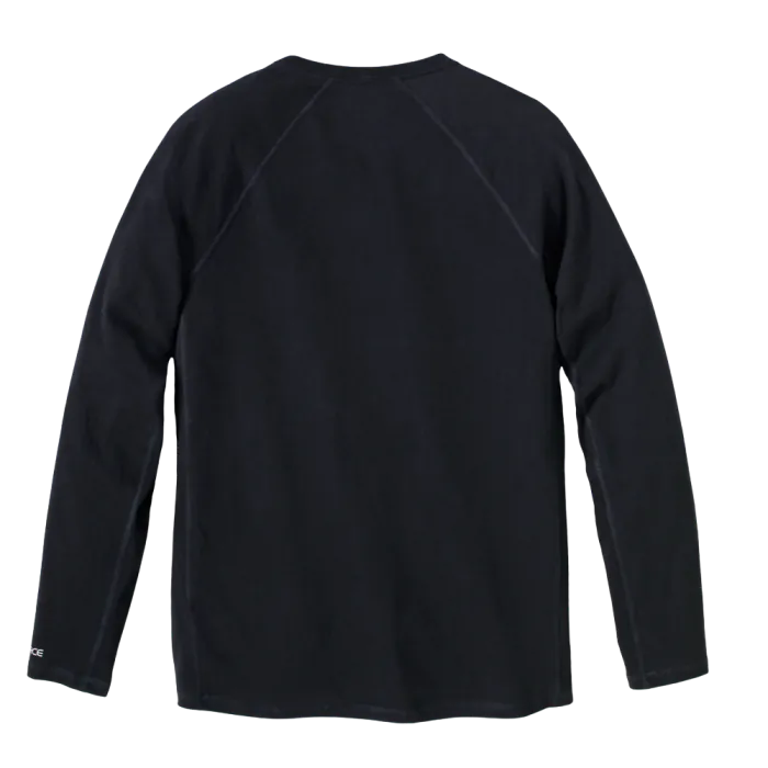 Carhartt T-shirt met lange mouw 104617 | borstzakje | zwart