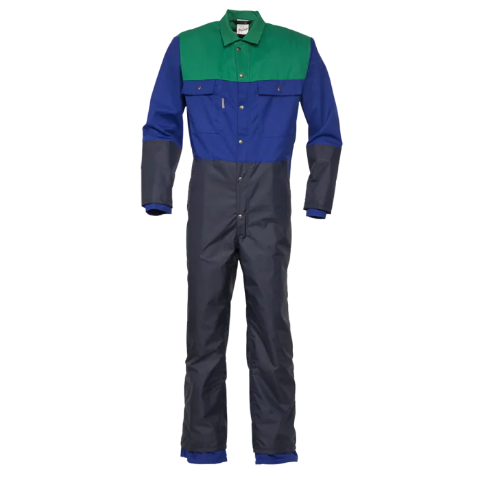 Havep Melkersoverall | 2041 Basic | rits | blauw/groen