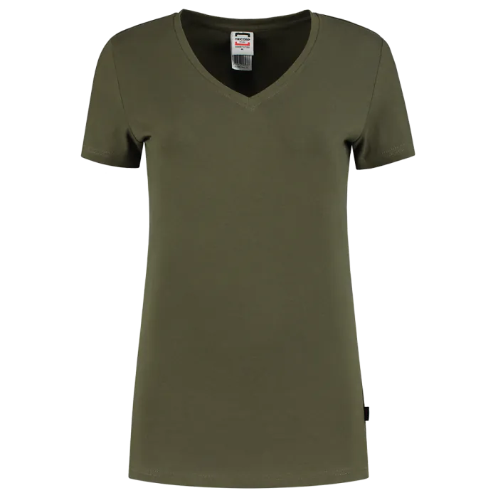 Tricorp Workwear T-shirt 101008 | damesshirt + V-hals| army