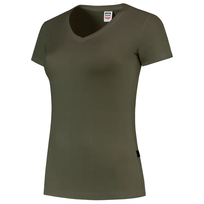 Tricorp Workwear T-shirt 101008 | damesshirt + V-hals| army