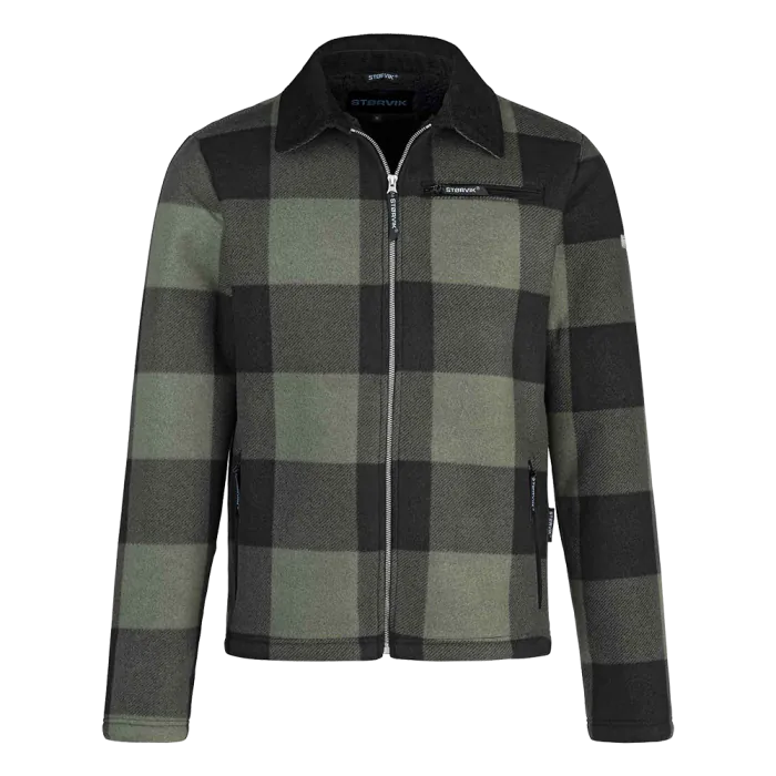 Storvik Houthakkers vest London | fleece | groen 