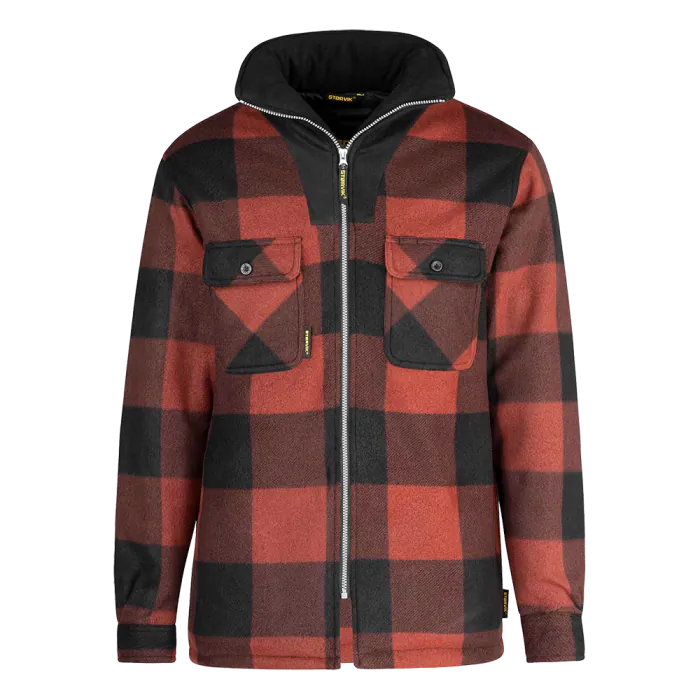 Storvik Houthakkersjas Stanley | fleece | rood 