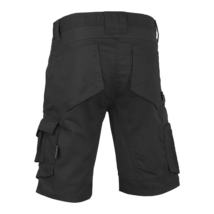 4WORK Korte werkbroek Marbella | cordura versterking | zwart