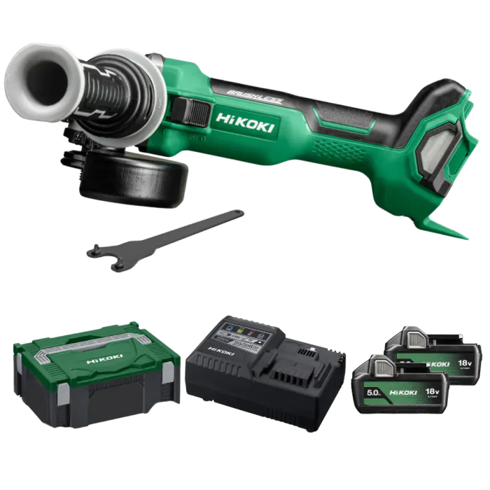 Hikoki Accu Slijptol G1813DA(WQZ) | 18V/5Ah | 2x accu