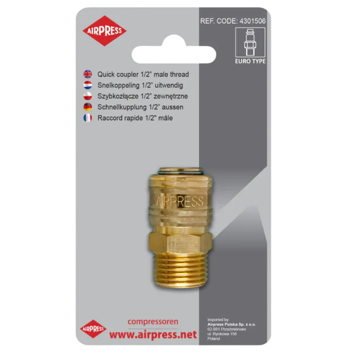 AirFlux AIR-40121 Afsluitschuif 100mm schroefdraad