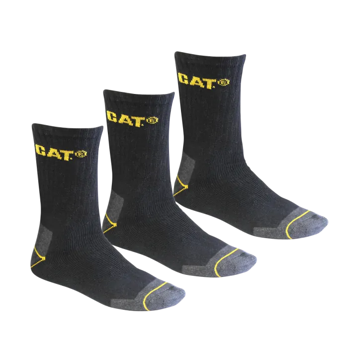 CAT Werksokken Allround | zwart | 3 paar