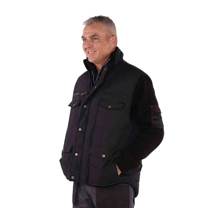 Storvik Werk bodywarmer Pocket | Zwart