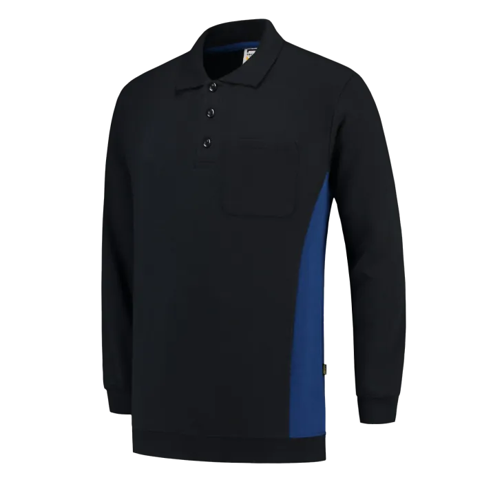 Tricorp Workwear Polosweater 302001 | 3 knopen | navy/blauw