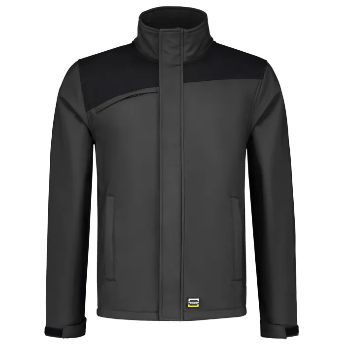 Tricorp Workwear Softshell jas 402021 | Naden |d.grijs/zwart