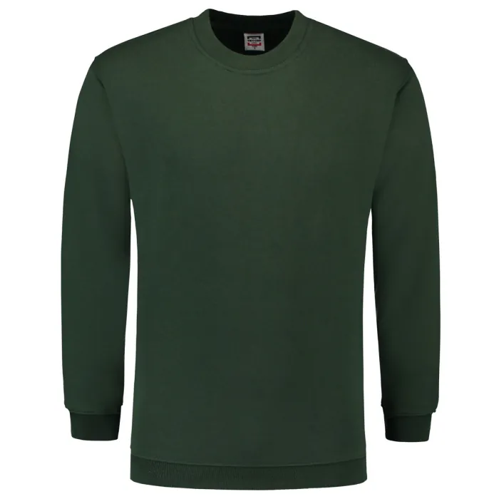 Tricorp Workwear Sweater 301008 | ronde hals | donkergroen