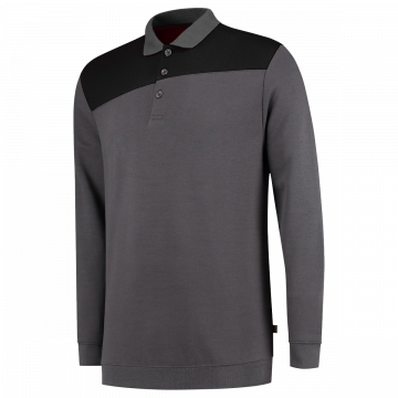 Tricorp Polosweater | 302004 | Donkergrijs-Zwart Naden