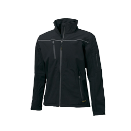 Zwarte, luxe softshell jas van Tricorp