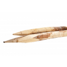 Weidepalen kastanje hout | geschild | 8/10cm | diverse lengtes