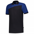 Tricrop Poloshirt | 202006 | Navy-Royalblue bi-color Naden