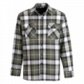 Storvik Overhemd Dawson flanel | DES3.2 | olijfgroen
