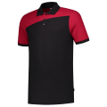 Tricorp Poloshirt | 202006 | Zwart-Rood bi-color Naden