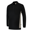Tricorp Polosweater | 302001 | zwart-grijs bi-color