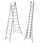 Solide Reformladder 2-delig | aluminium 