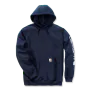 Carhartt Sweater K288 | capuchon & mouwlogo | navy