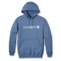 Carhartt Sweater 100074 | capuchon & borstlogo | blauw
