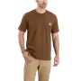 Carhartt T-shirt 103296 | met borstzakje | bruin