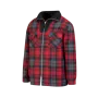 Storvik Houthakkersjas Stanley | fleece | rood/zwart