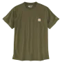 Carhartt T-shirt 106652 | met borstzakje | olijfgroen