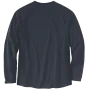 Carhartt T-shirt met lange mouw 104617 | borstzakje | navy