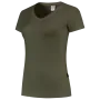 Tricorp Workwear T-shirt 101008 | damesshirt + V-hals| army