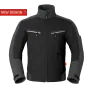 Havep softshelljas 40145 Attitude | zwart/donkergrijs