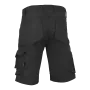 4WORK Korte werkbroek Marbella | cordura versterking | zwart
