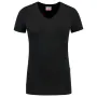 Tricorp Workwear T-shirt 101008 | damesshirt + V-hals| zwart