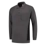 Tricorp Workwear Polosweater 302001 |3 knopen |d.grijs/zwart